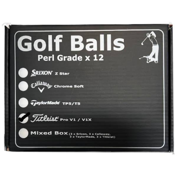 Perl grade used golf balls