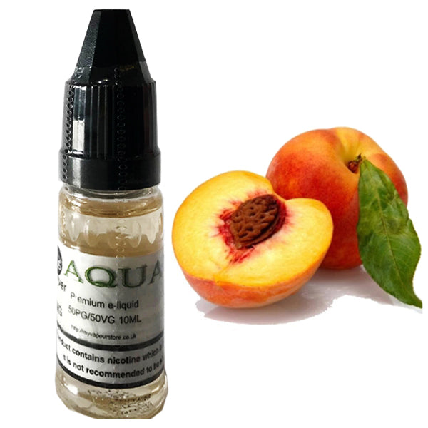 aqua liquids peach