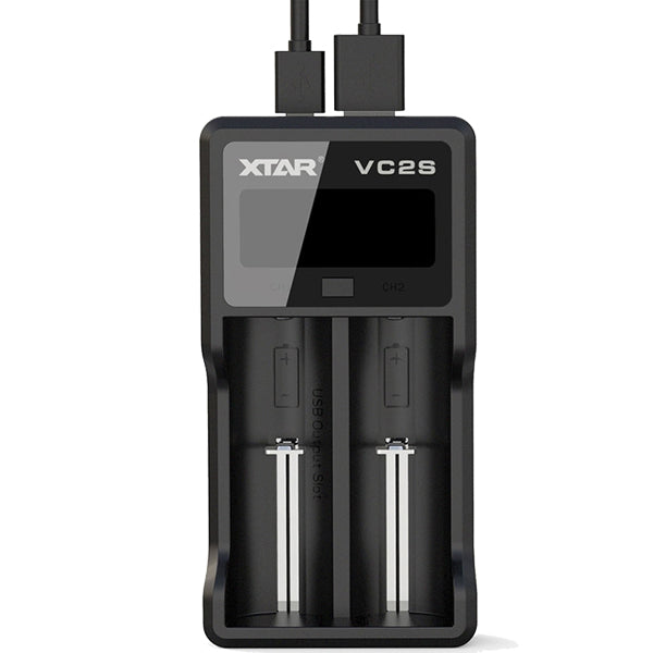 xtar fast battery charger vc2 s 18650 21700 20700